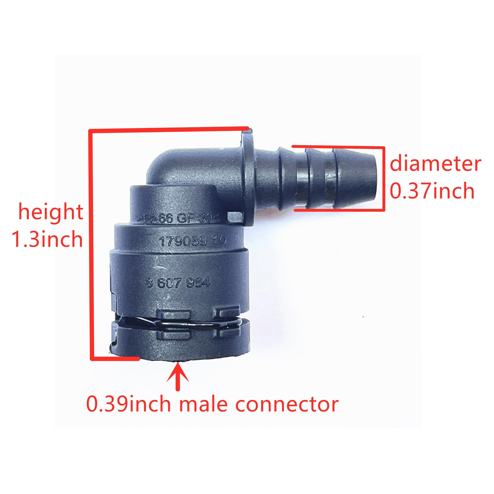 Amazon.com: 8607964, NW6 Coolant Hose Connector Adapter 90