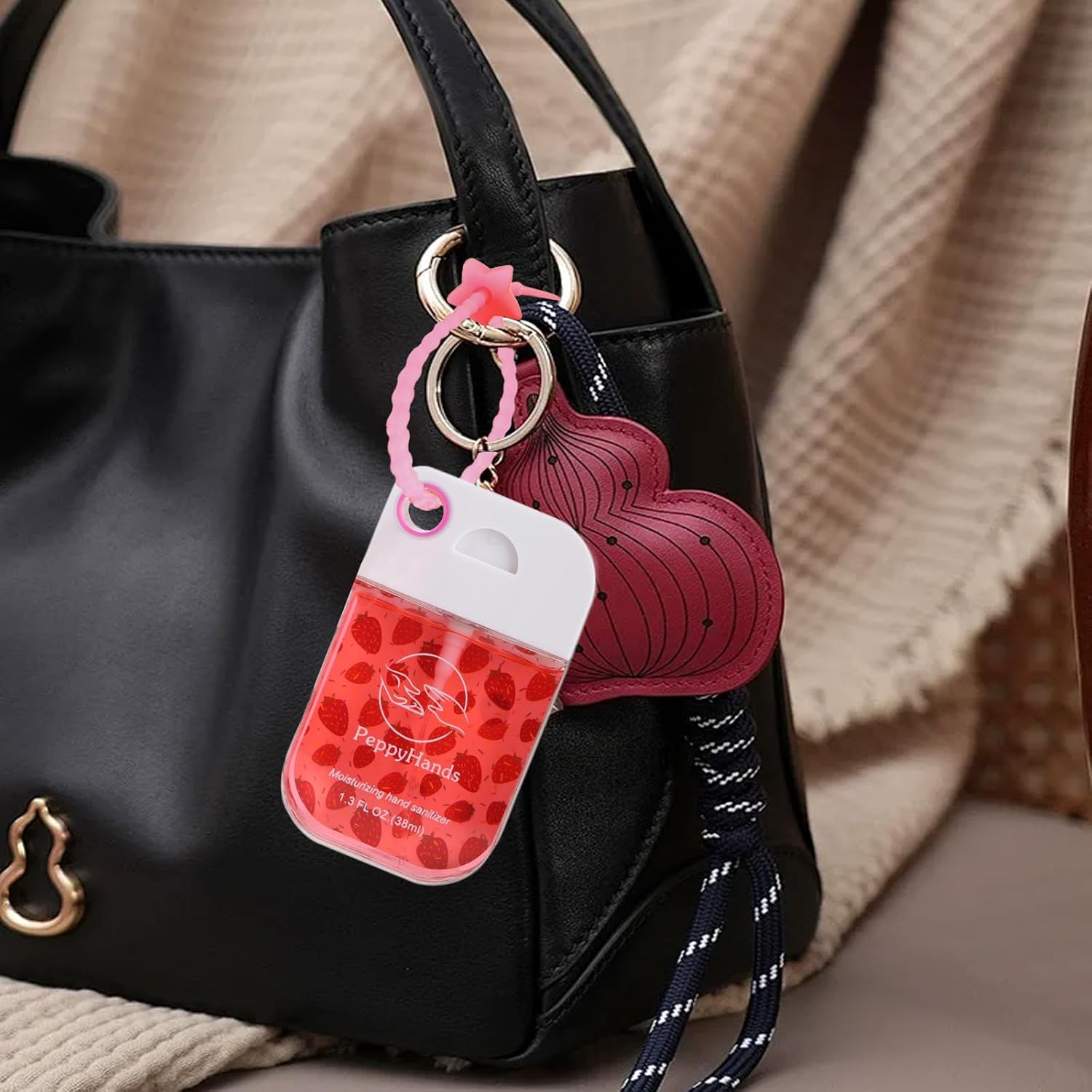 4Pcs Hydrating Hand Sanitizer Spray, 4 Scents, 5.4 FL. OZ. Portable Sanitizer Spray for Travel Size, 500-Sprays Each Multi-Flavor, Refillable Plastic Travel. (Strawberry, Citrus, Aloe Vera, Mint) - Image 3