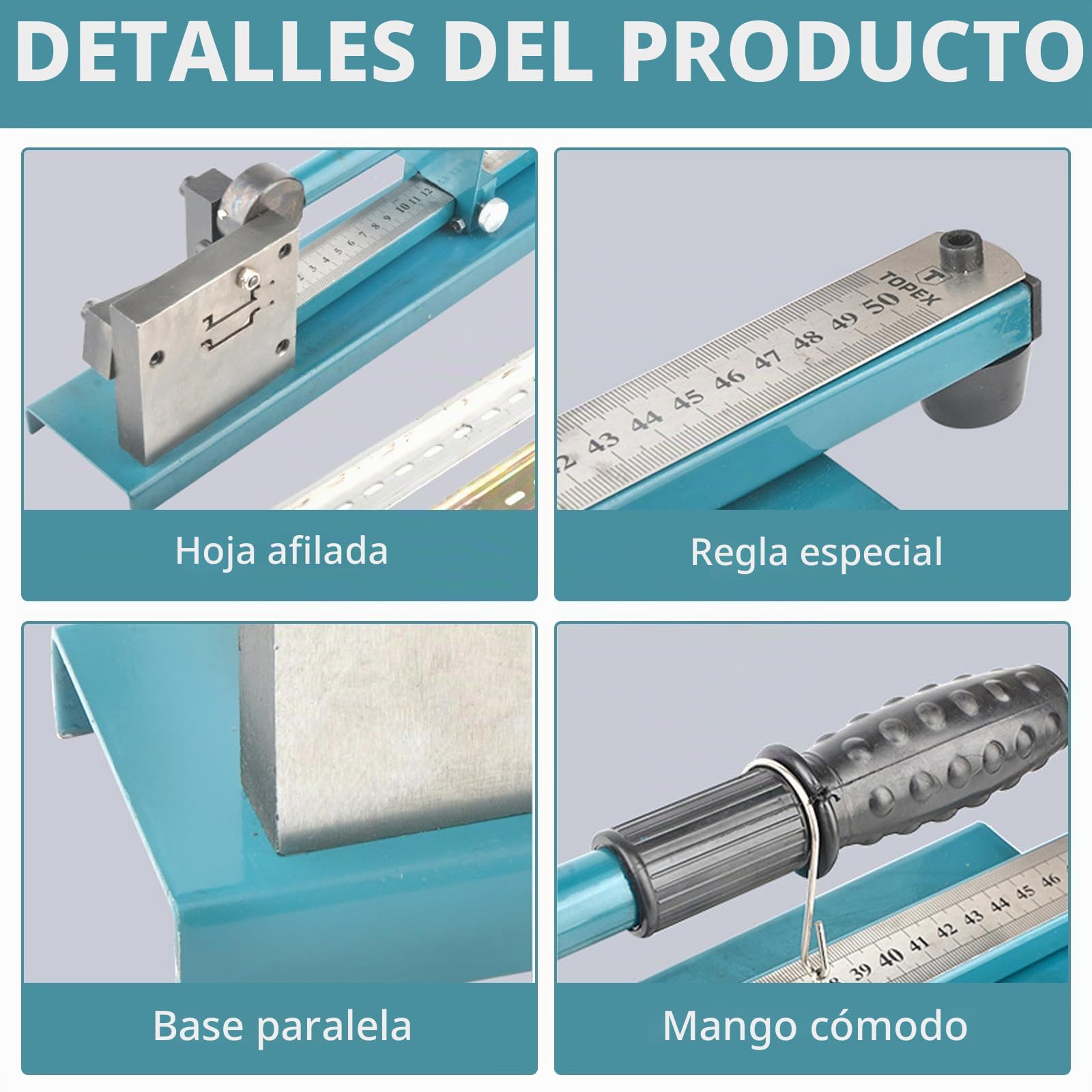 Cortador Manual De Rieles DIN, Herramienta De Mesa De 35 Mm Con Escala De Medición Cabezal De Corte De Doble Ranura Para Rieles DIN De Acero Y Aluminio Para Ingeniería Eléctrica Y Instalación