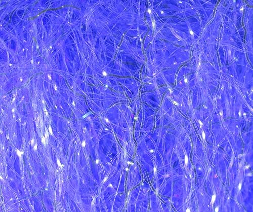 Miniatura 24 de Hareline Fibra de hielo Dubbin Ripple Negro -,Fucsia sangriento,azul, (Blue UV),Chartreuse,#67 Cobre,Púrpura eléctrico,amarillo (FL