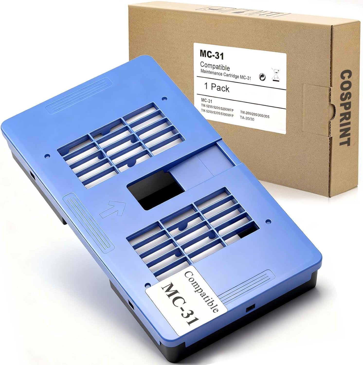 MC-10 Maintenance Cartridge Compatible for Canon imagePROGRAF IPF650 655 670 680 685 750 755 760 765 770 780 785 830 840 850 Printer Replacement for 1320B014AA Maintenance Collection Cartridge