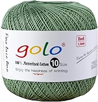 Vista 135 de golo 24 bolas hilo de ganchillo tamaño 10 hilo para tejer a mano hilo de ganchillo 10-24-1