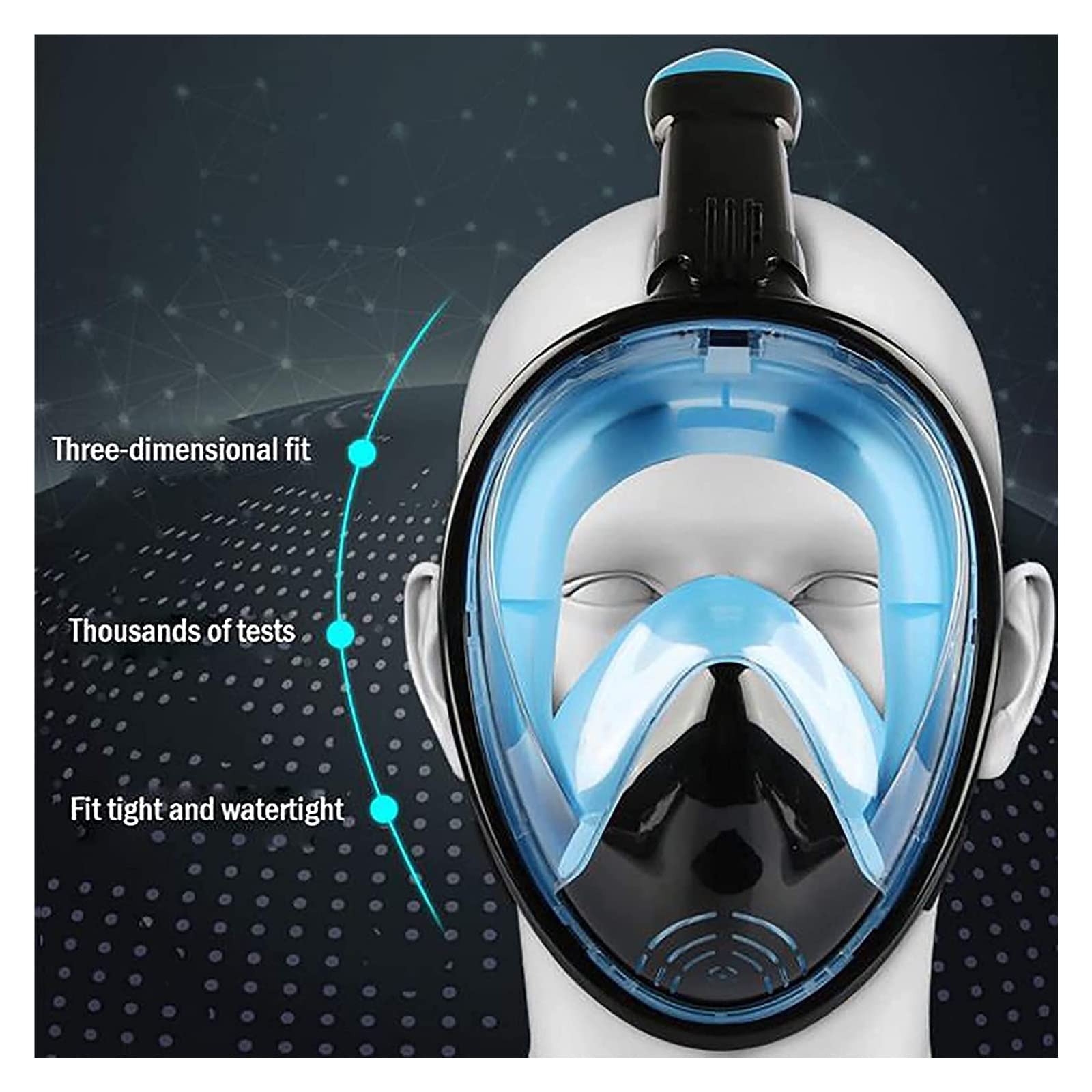 Maschere subacquee, maschere , antiappannamento, integrali for lo snorkeling, attrezzatura for nuoto e , for adulti bambini