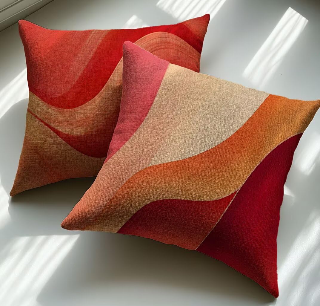 Coussin Exterieur Impermeable Rouge pour Salon de Jardin Elégant