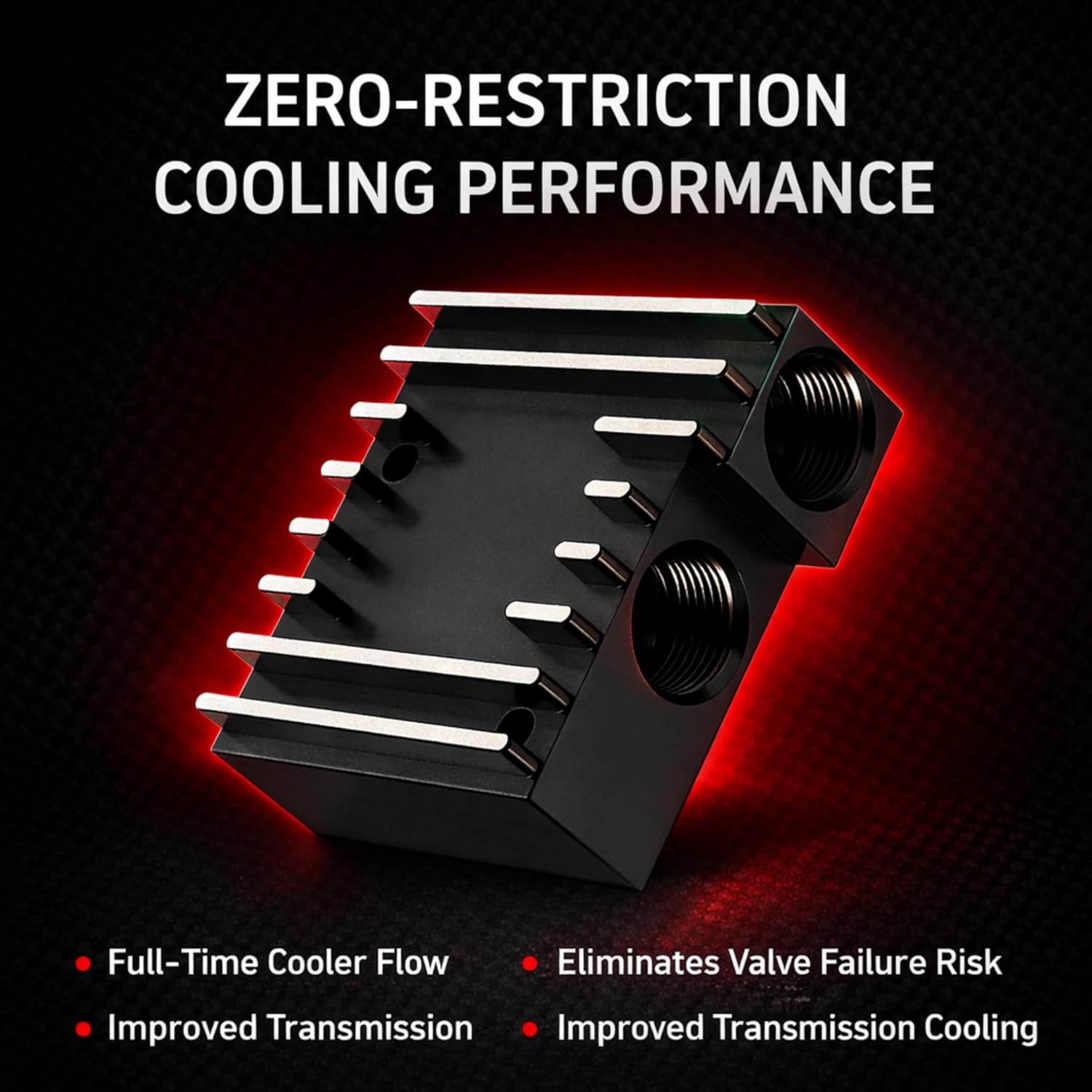 Revmax 68RFE Transmission Cooler Bypass Upgraded Kit for 2013–2018 Ram 2500 3500 6.7L Cummins – Improves Cooler Flow by 87% – Includes 2 O-Rings & 2 Clips – Eliminates Thermal Valve Failure