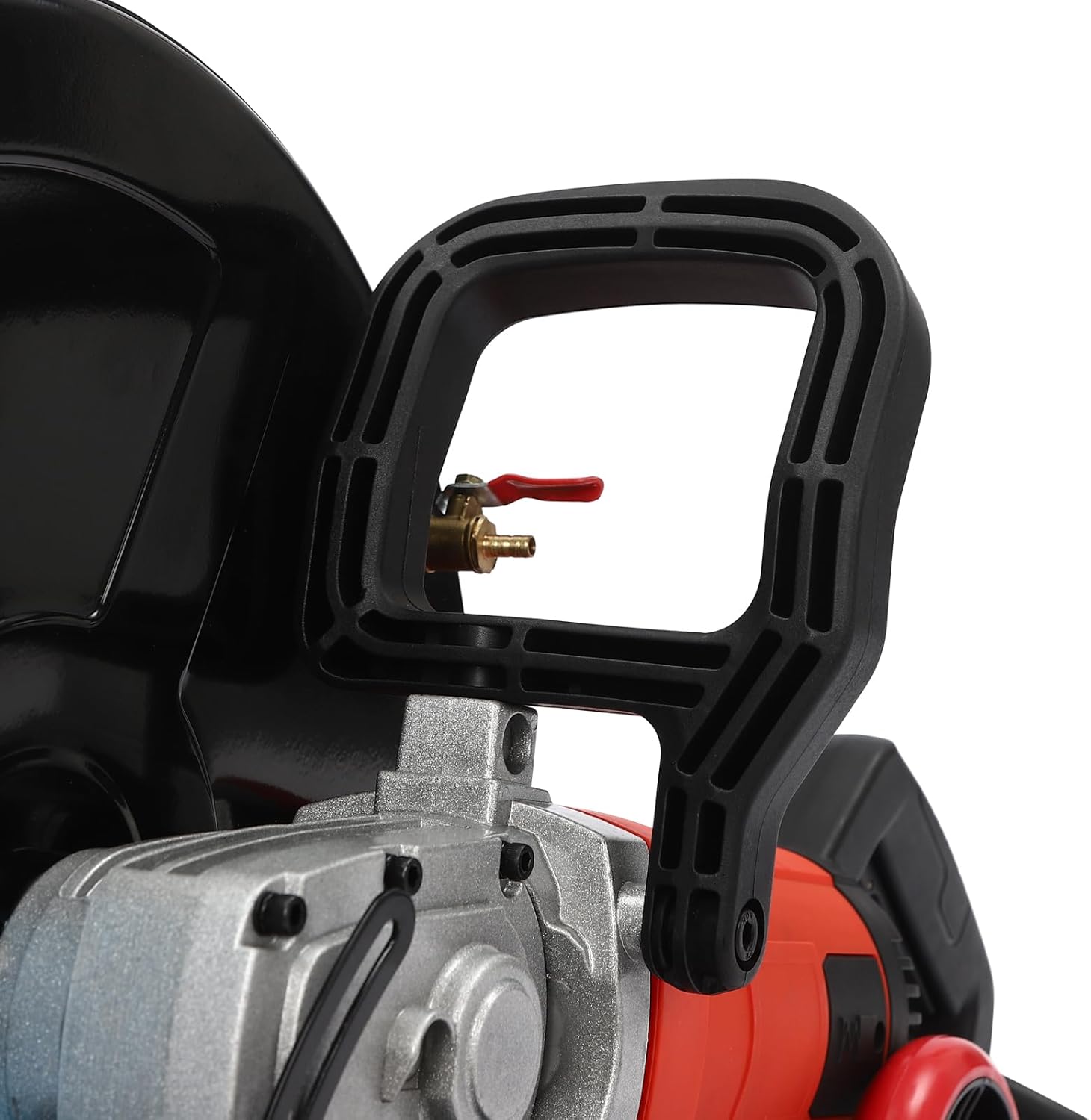 Concrete Saw, 14 Inch Electric Circular Saw Cutter with Adjustable Depth & Auxiliary Pulleys, 4000W 3000RPM, Wet/Dry Disk Cutter for Stone Concrete Granite Red Brick Ceramics Floors Tarmac Etc