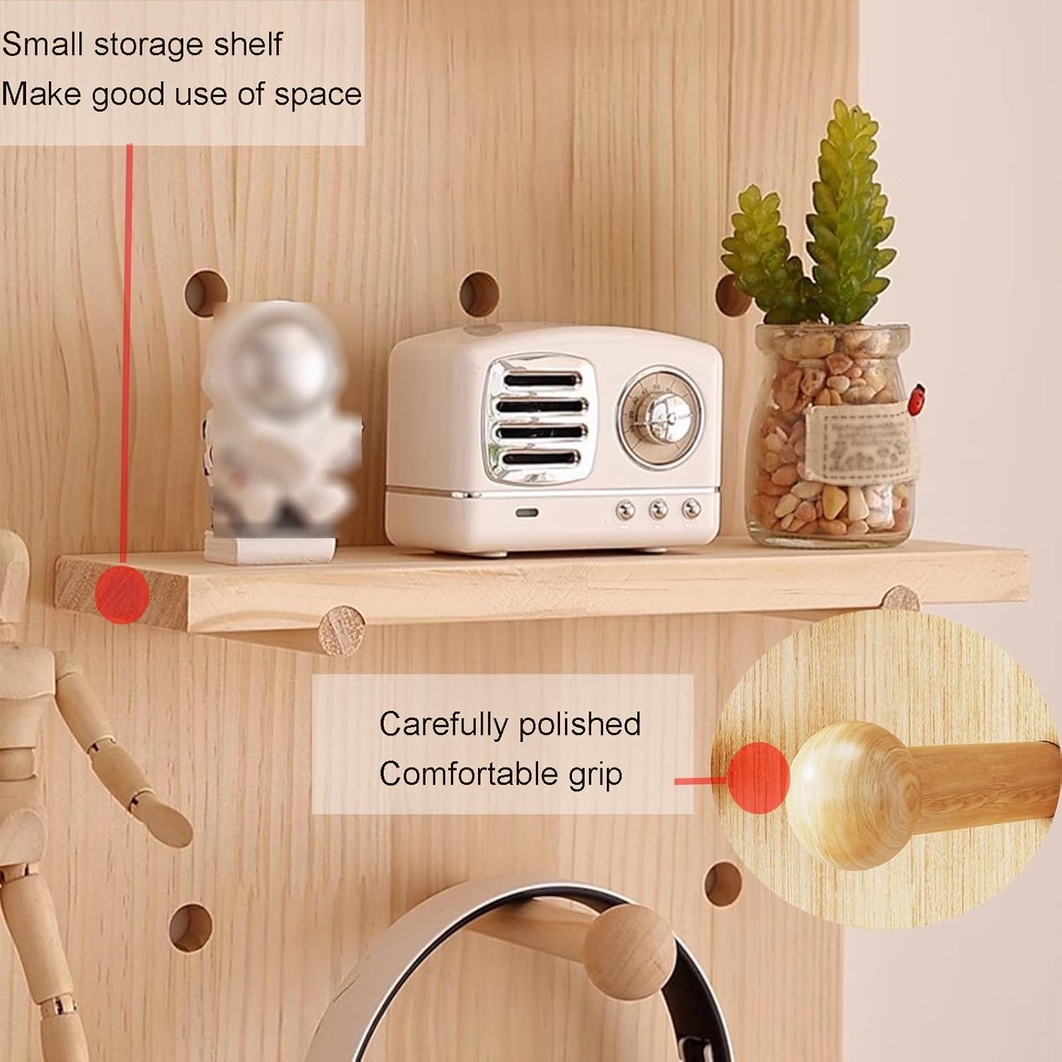 Porte-clés Mural Pour Panneau Perforé – Organisateur D’outils – Gain De Place Atelier, Garage