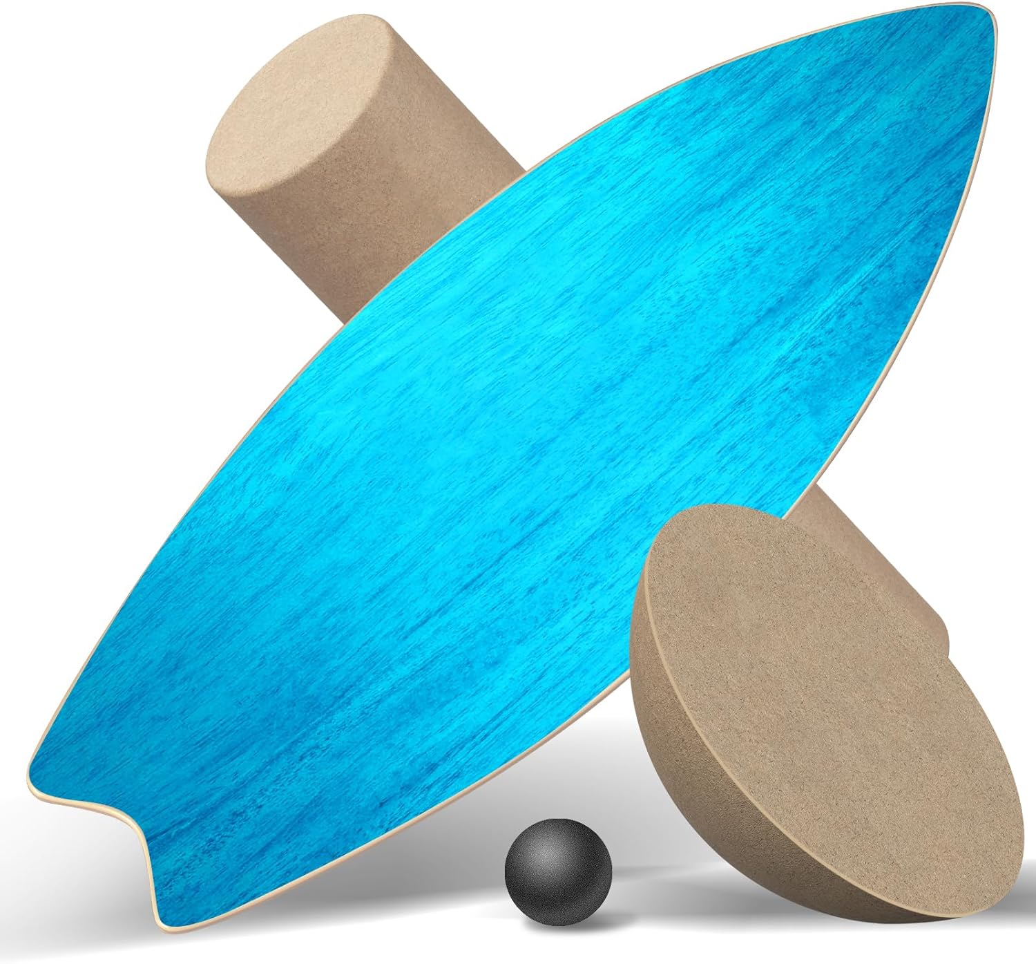 Balance Board,Adult Balance Board,Balance Trainer – Balance Board Kids – Wooden Balance Board,Including Roller,Half Ball And Balance Ball