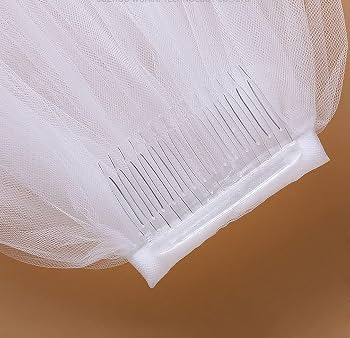 Bridal Veil White Lace Veil Wedding Veil with Comb White Lace