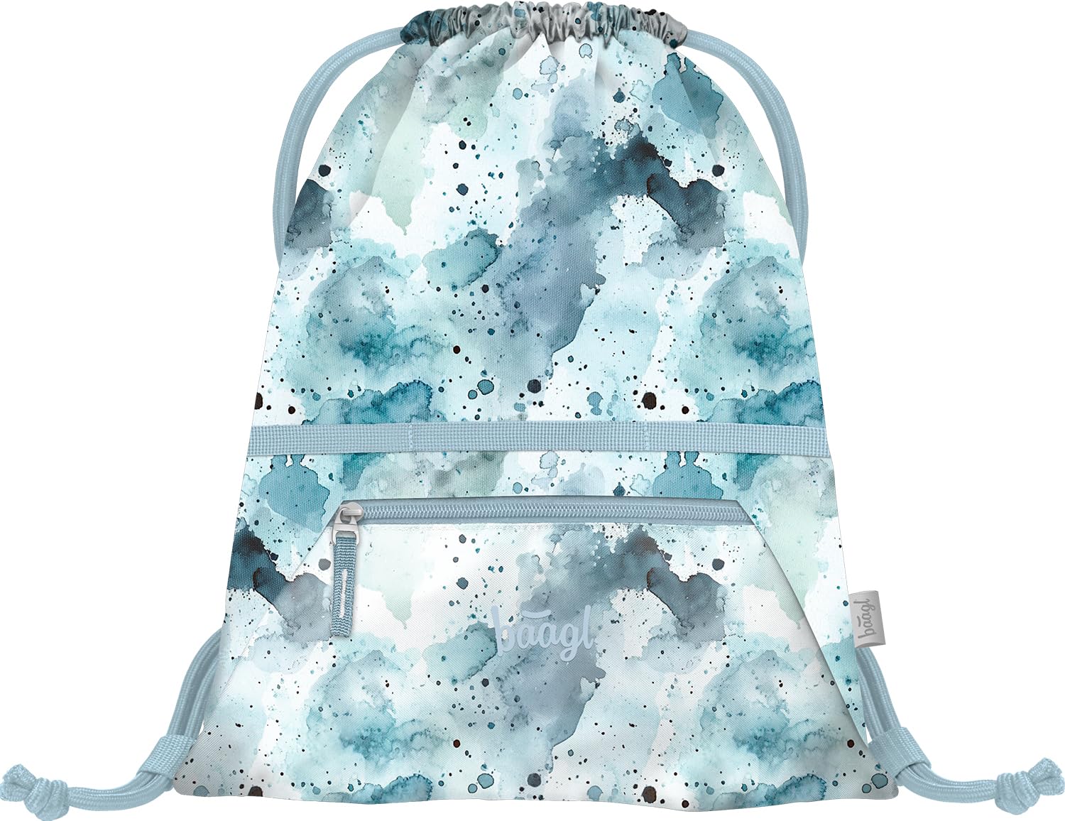 Baagl Gym Bag for Girls - Waterproof Shoe Bag for Children - School and Nursery Sports Bag, Sports Bag, Polar, L, Designer โ image 1