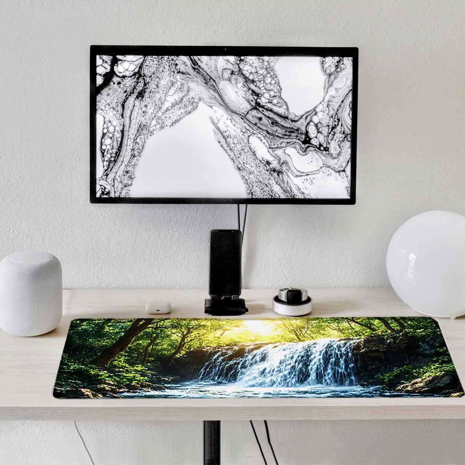 Podkładka pod mysz XXL 1000 x 500 mm podkładka pod mysz drzewo jesienna podkładka pod mysz antypoślizgowa gumowa podkładka do gier, akcesoria biurowe, podkładka pod mysz o wysokiej precyzji i