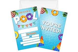 20 Eye-catching Pool Party Invitations for Unforgettable Summer Celebrations
