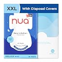 Nua All Night Comfort Sanitary Pads | Pack of 10 (XL++ 320mm) | Twin Layer Protection | 50% Wider Back and Anti Stain Wings | Upto 10 Hours of Absorption | Super Soft and Breathable | No Rashes | 100% Toxic-Free gallery image