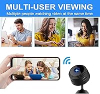 Vista 4 de Hidden Camera Wireless, Mini WiFi 1080P HD Camera for Home Security, APP Control Surveillance Camera Indoor Outdoor for Baby Pet, Secret Nanny Cam