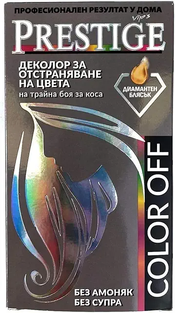 Décolorant capillaire permanent - Dépigmentant cheveux colorés pour retour couleur naturelle