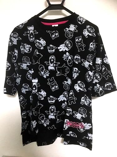 Amazon しまむら 銀魂コラボ 大川ぶくぶコラボ レディースtシャツ生地 オーバーサイズトップス ブラック Mサイズ アニメ 萌えグッズ 通販