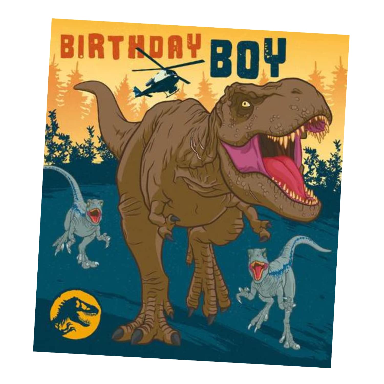 Jurassic World 'Birthday Boy' Dinosaur Card