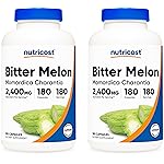 Nutricost Bitter Melon 600mg, 180 Capsules (2 Bottles)