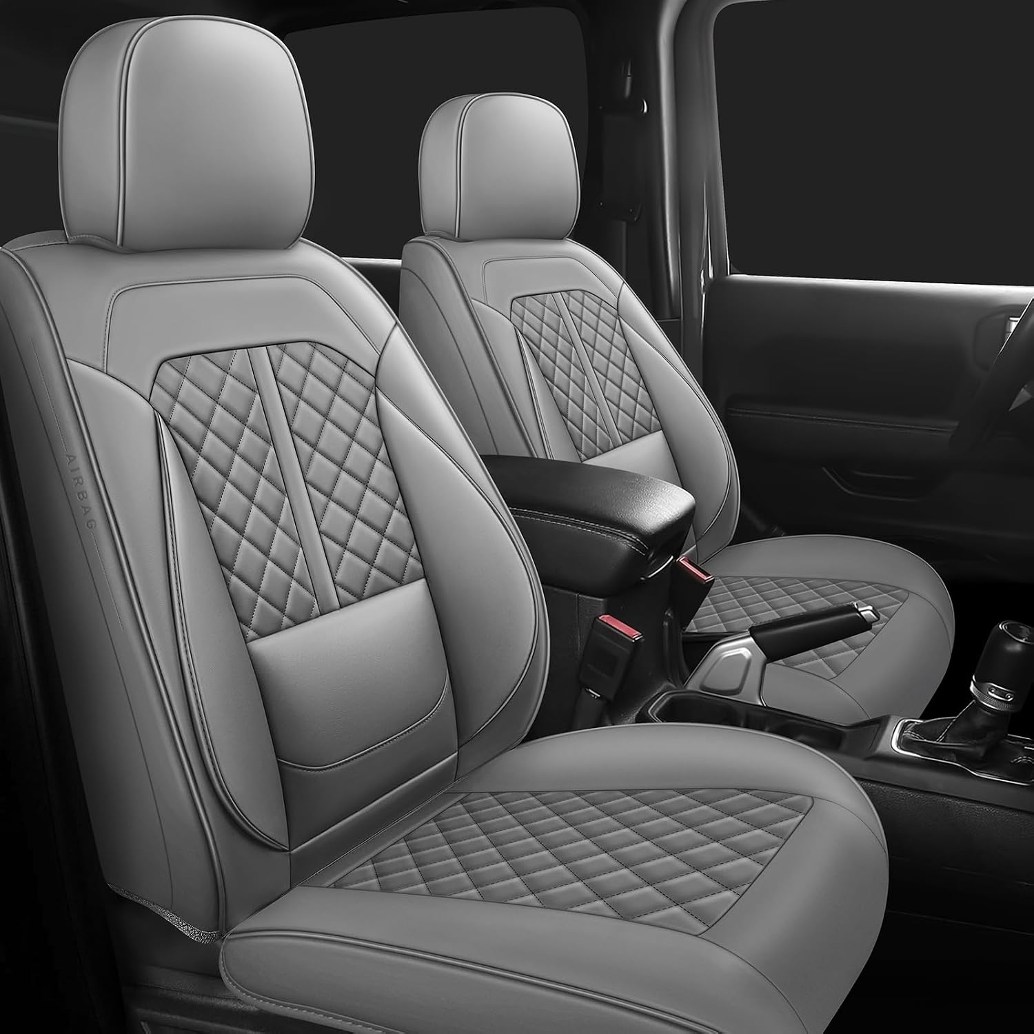 NS YOLO Custom Fit Jeep Wrangler JK JL 4-Door Leather Seat Covers 2018-2026