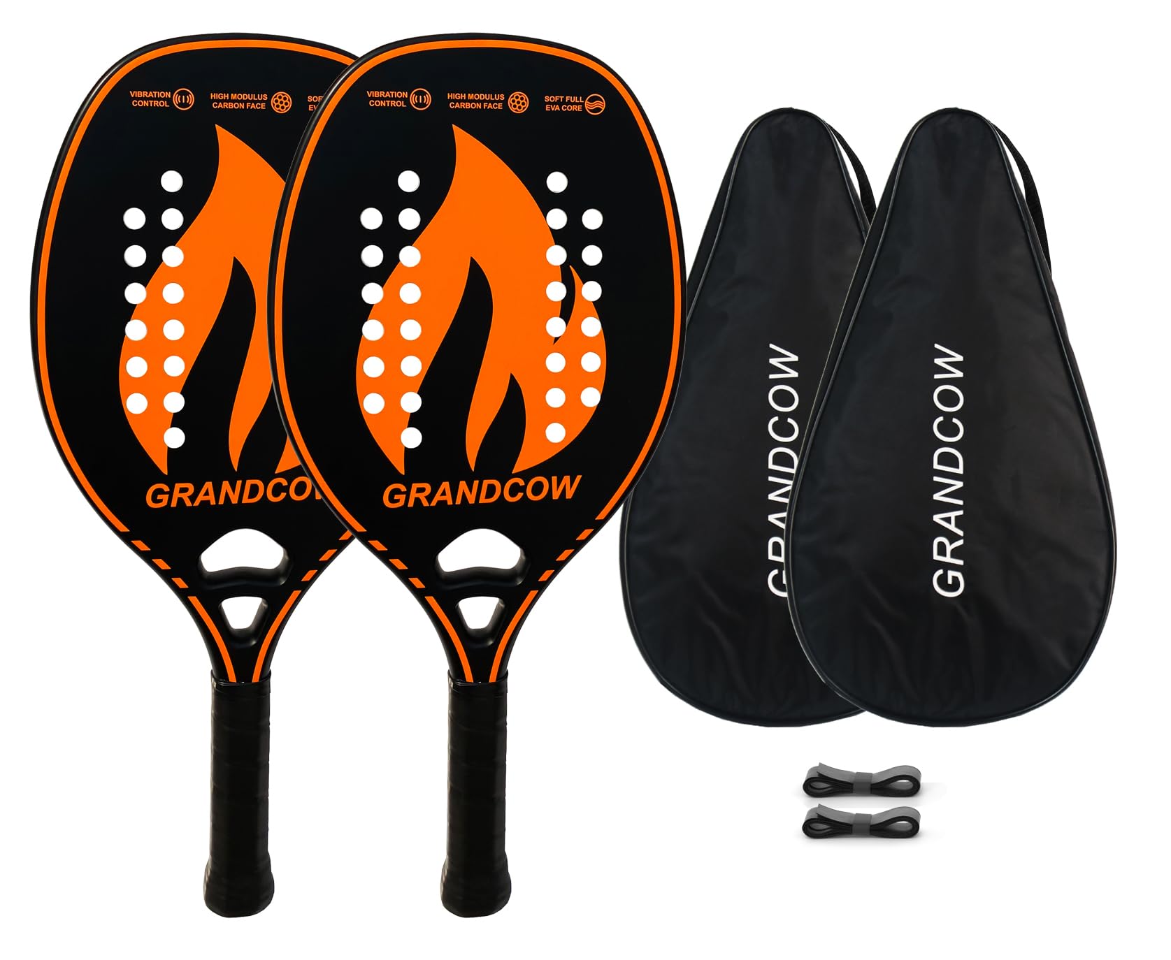 Beach Tennis Paddle Racket Racquet Carbon Frame with Soft EVA core New Model
