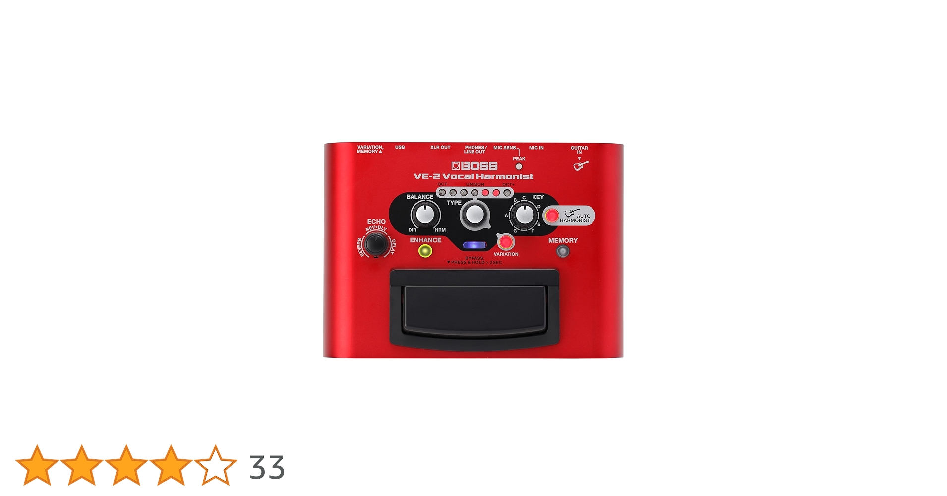 Amazon | BOSS ボス ボーカルハーモニスト VE-2 シンプル操作