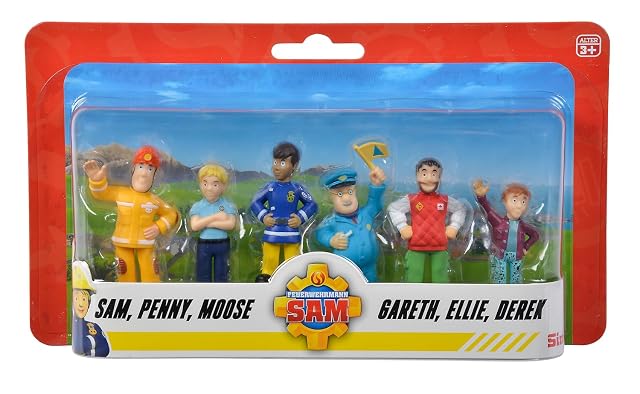 Foto 4 de 5 de Simba 109252538 - Juego de Figuras de Sam de Bombero, 6 Unidades, 2 Surtidos, Solo se Entrega una versión…