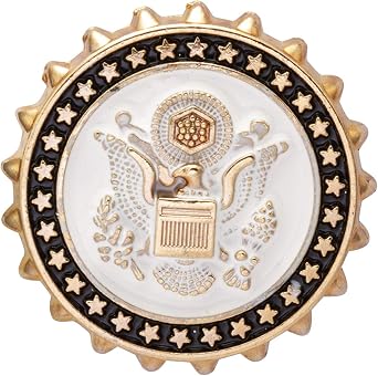 Brooch Lapel Pin for Men Pointed Star with Sailing Eagle Bottle Cap Lapel Pin Badge Coat Suit Wedding Gift Party Shirt Collar Accessories