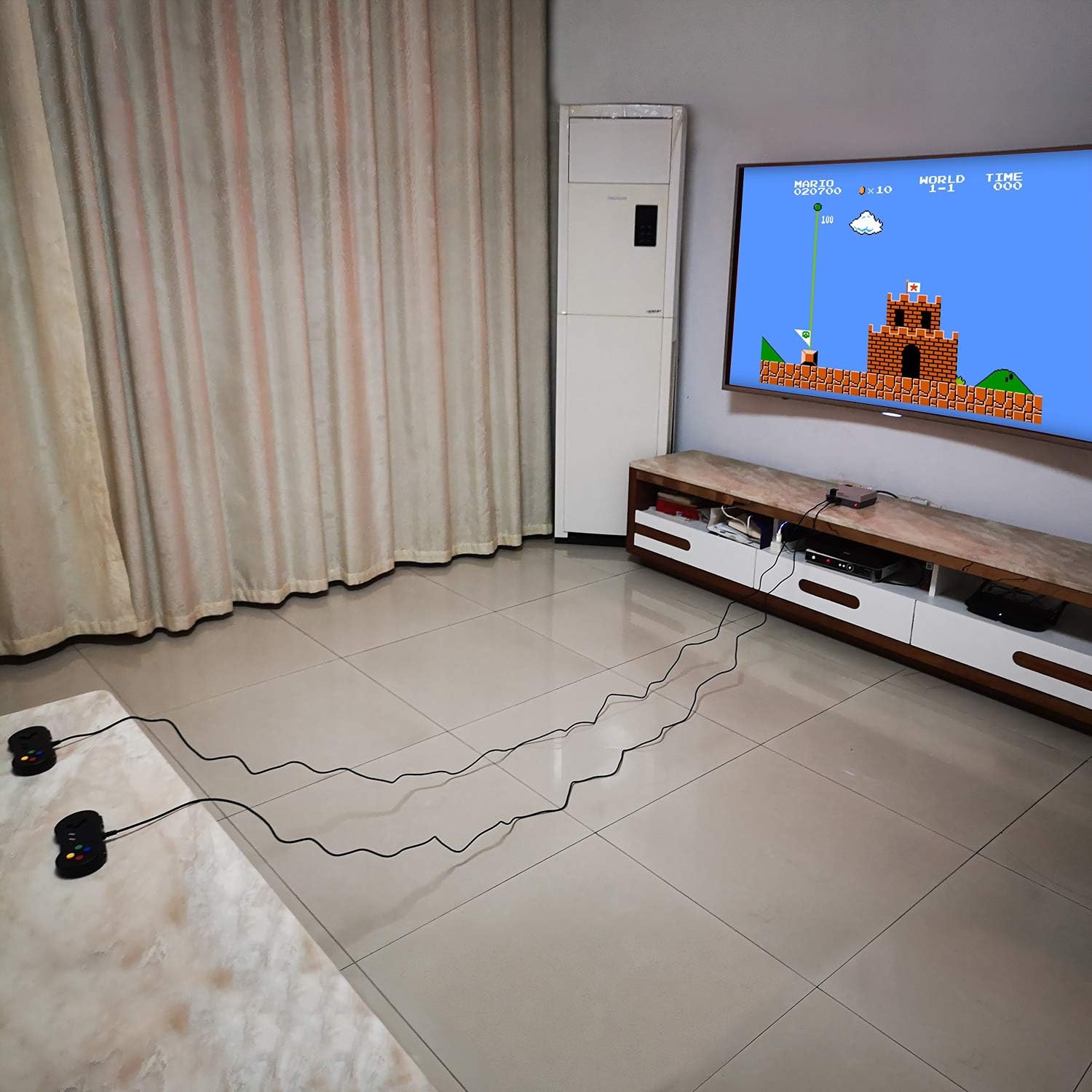 Exlene® Usb Controller Gamepads Joystick 10ft/3m (2pack),Usb Snes Controller Super Snes Classic Controller for PC Windows Ubuntu Raspberry Pi 3 Retropie Sega Genesis (Black) : Video Games