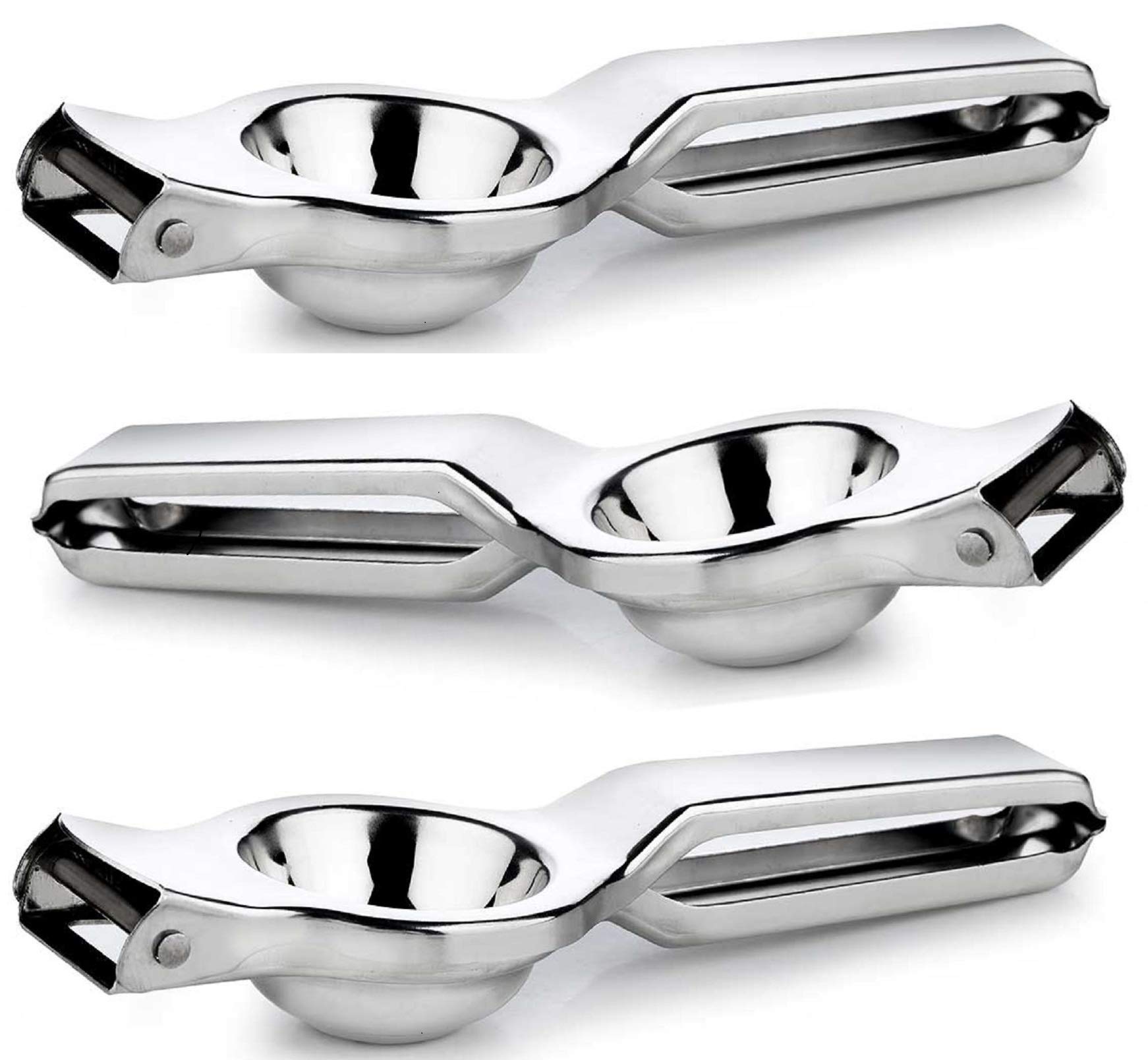 Signoraware Lemon Squeezer with Bottle Opener Food Grade Stainless Steel, Set of 3, Silver