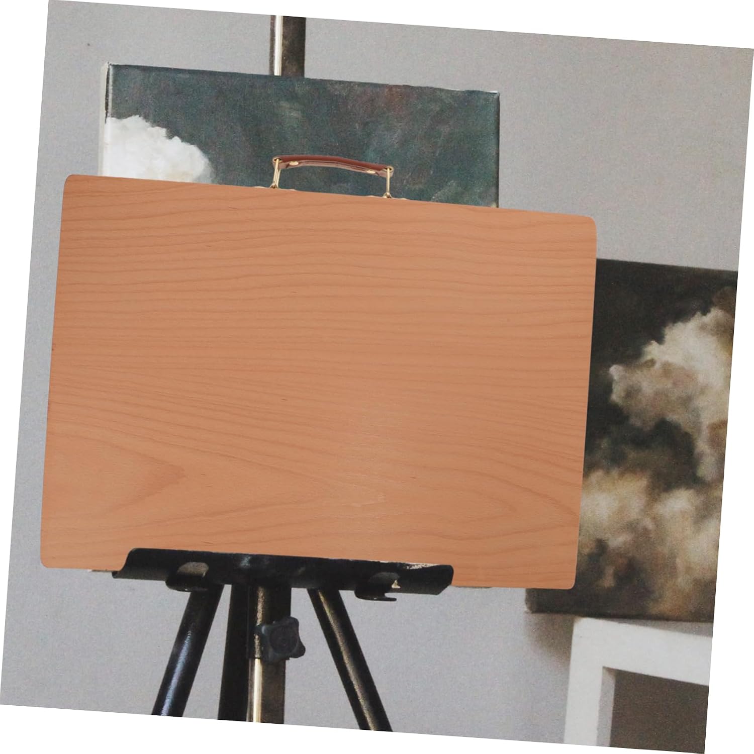 Artibetter Portable Sketching Board Wood Drawing Boards Sturdy Surface and Storage Great for Artists and Art Students