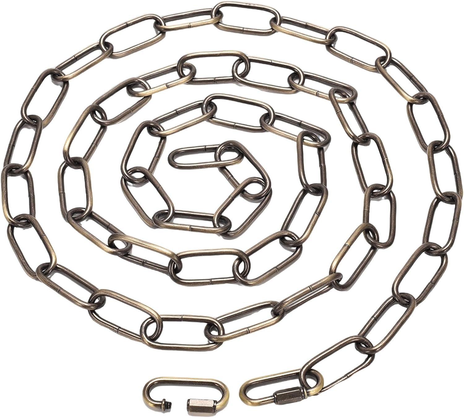 Chandelier Chain 6/10/15 Feet SANGLE SOPFFY Light Fixture Chain for Chandelier or Swag Light Fixtures,Lighting Chain Extension with Link Locks, Plant Hanging Chain(Black, 6 Feet) — Amazon image 9