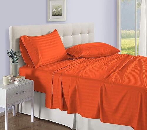 Miniatura 3 de Juego de sábanas y fundas de almohada de 1500 hilos de calidad de hotel de lujo, sábanas y fundas de almohada, ultra suaves, transpirables y