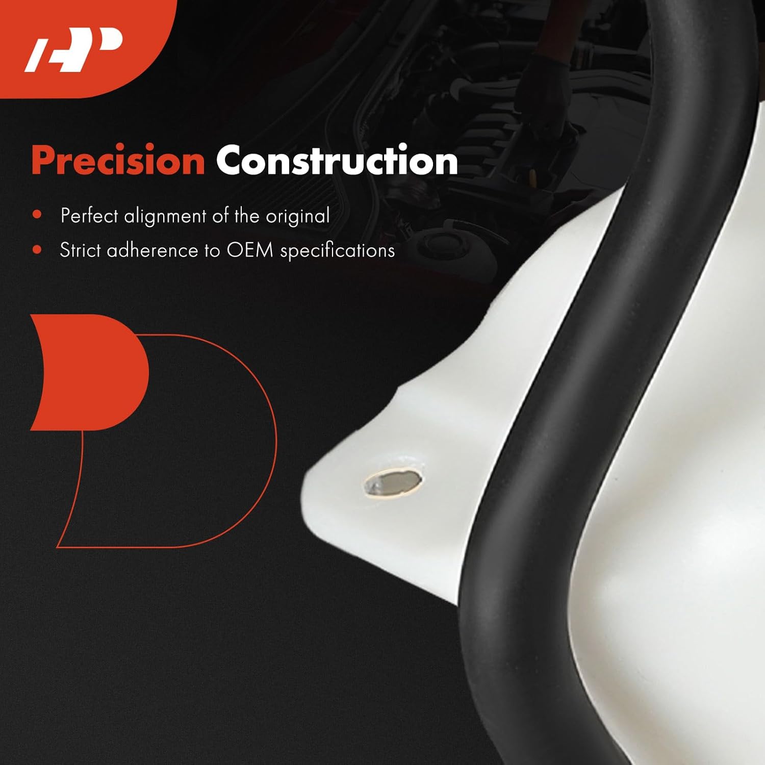 A-Premium Engine Coolant Overflow Recovery Reservoir Tank [with Cap] Compatible with Ford Focus 2008 2009 2010 2011, 2.0L