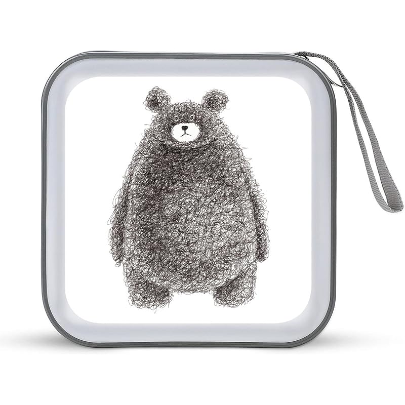 Cdケース Cd収納ケース 可愛い 萌 クマ メディア収納バッグ Dvdケース ディスクケース Vcdバッグ 収納袋 収納ポーチ 保管ボックス 持ち運び便利 旅行 自宅 オフィス用 耐磨耗性に カバー 大容量 防湿 おしゃれ メディアファイル シンプル ファスナー付 Xr4klkzbhp
