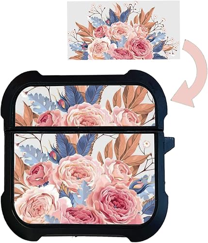 Miniatura 1 de 5 fundas de TPU suave para sublimación, compatibles con AirPods 1 y AirPods 2, estuche en blanco para regalo, cajas de impresión personalizadas con