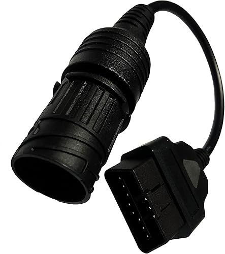 Miniatura 3 de Para BMW 10Pin hembra a OBD macho Cable adaptador 10 pines BMW hembra 16pin OBD2 machos se adapta a BMW motocicleta GS911 GS-911 WiFi adaptador