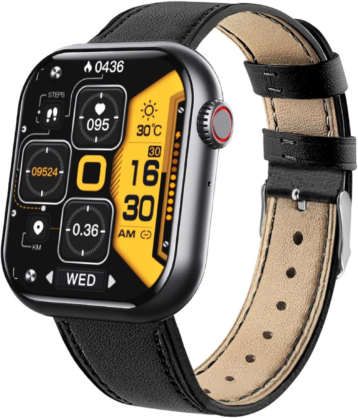 Non Invasive Glucose Monitor - Glucose Monitor Wearable IP67 Waterproof Non-Invasive Blood Glucose Test Smart Watch | Fitness Trackers, Muti Sports Modes, Blood Pressure Watch, Smart Watch