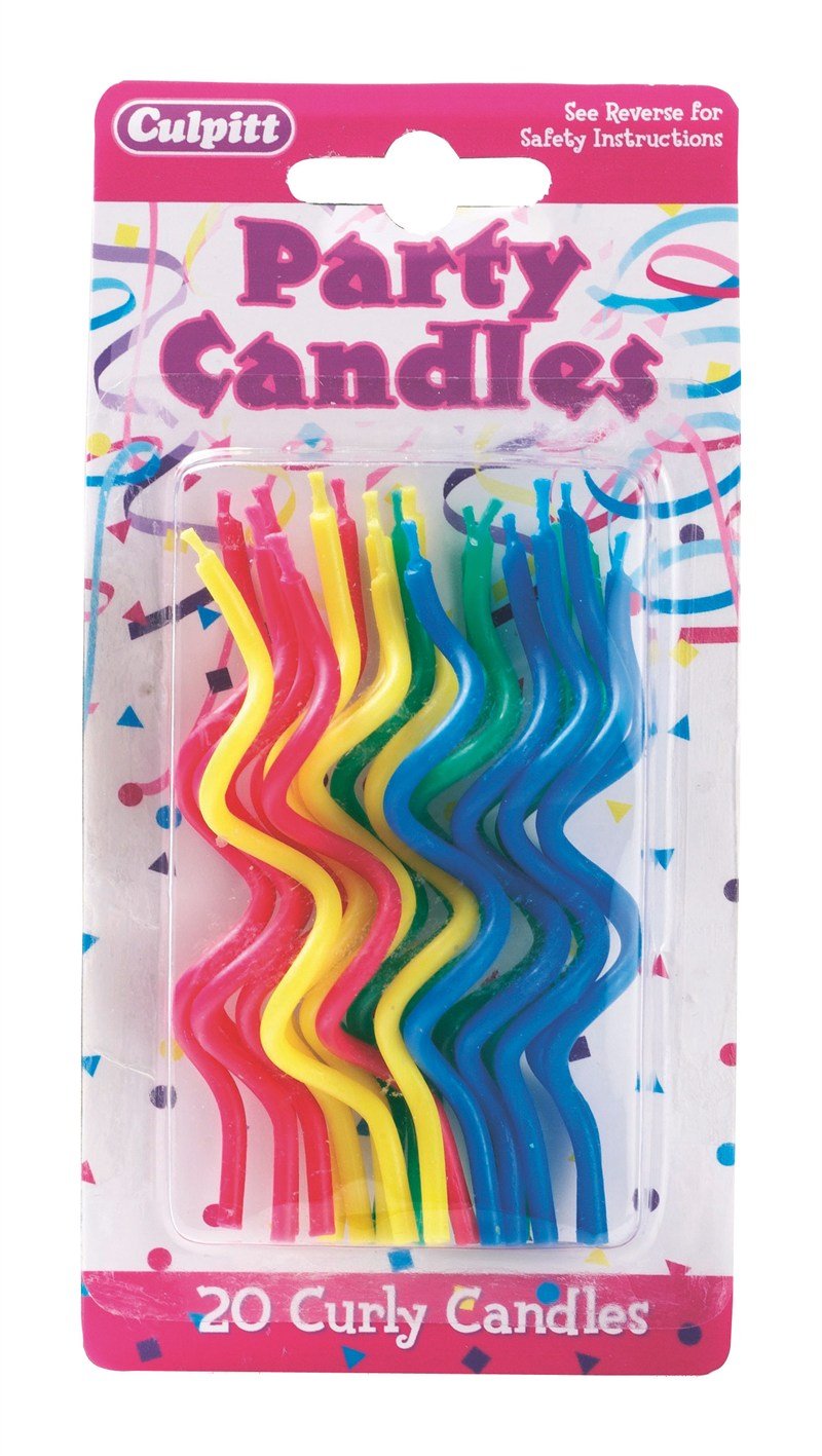 Culpitt Green Primaries Curly Candles
