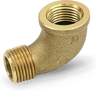 Supply Giant CSTO0034 3/4" x 3/4"-Inch Brass Street Elbow 90 Degrees No Lead, Male & Female National Pipe Taper Threaded Fittings Brass Construction Higher Corrosion Resistance Economical