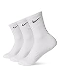 Nike Unisex Adult Everyday Lightweight Training Crew Socks (3 Pairs)