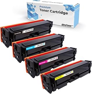 Ultra Toner® Compatible Replacement for Canon 054H canon 054 Toner Cartridge High Yield CRG 054 CRG-054h BK/M/Y/C - Canon Printer LBP620C LBP621Cw LBP622Cdw LBP623Cw MF640C MF641Cw MF642Cdw MF643Cdw MF644Cdw MF645Cx (1 Set (B/C/M/Y))