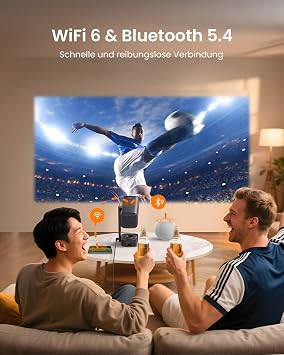 Yaber T1 Pro Mini Projector 180° Rotatable Portable Projector for Home