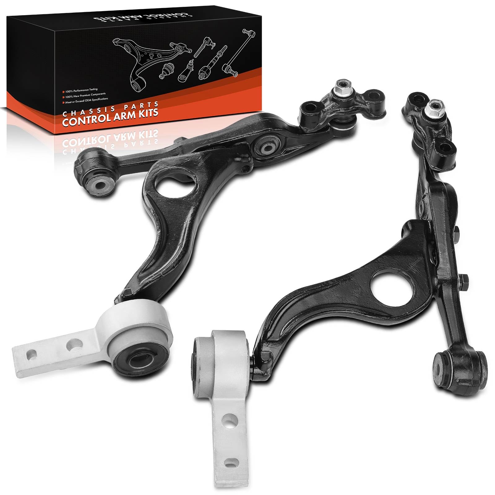 Frankberg 2x Querlenker Achslenker Vorne Kompatibel mit 6 Hatchback GH 1.8L-2.5L 2007-2013 6 Kombi GH 1.8L-2.5L 2007-2013 6 Stufenheck GH 1.8L-2.5L 2007-2013 Replace# GS1D34300G