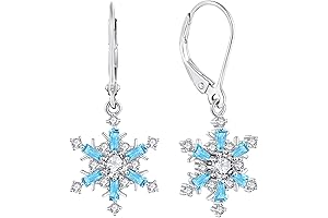 YL Snowflakes Christmas Earrings