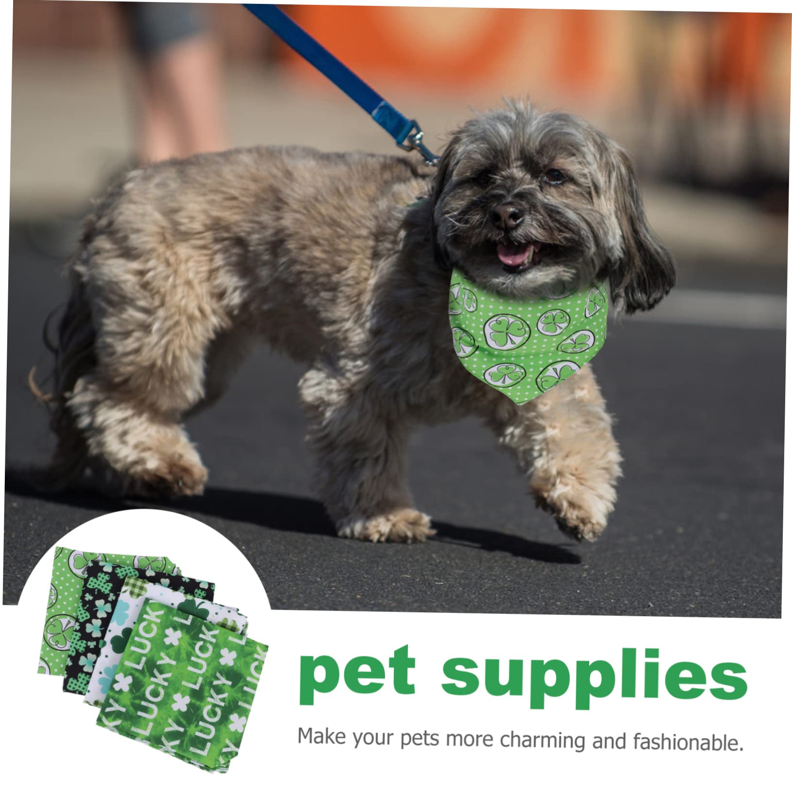 INOOMP 12pièces Bandana Créatif pour Chien Foulard pour Animaux De Compagnie pour Fêtes Sorties Et Photos Design Stylé pour Look Adorable