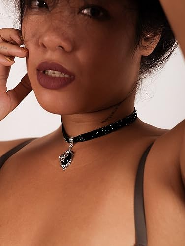 Miniatura 4 de Sacina Gargantilla gótica de murciélago, collar con colgante de murciélago de vampiro victoriano, regalo de joyería gótica de Halloween