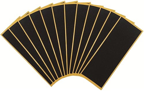 Miniatura 10 de Fingerboard Foam Grip Tape, Finger Skateboard Griptape 40mmX110mm (16pcs Black 8pcs White)