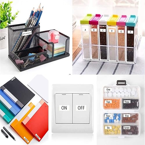 Miniatura 6 de Absonic Tze - Paquete de 4 cintas laminadas blancas de 0.23 pulgadas compatibles con Brother Tze-211 Tze211 Tze211 Tz211 P Touch cinta de etiquetas