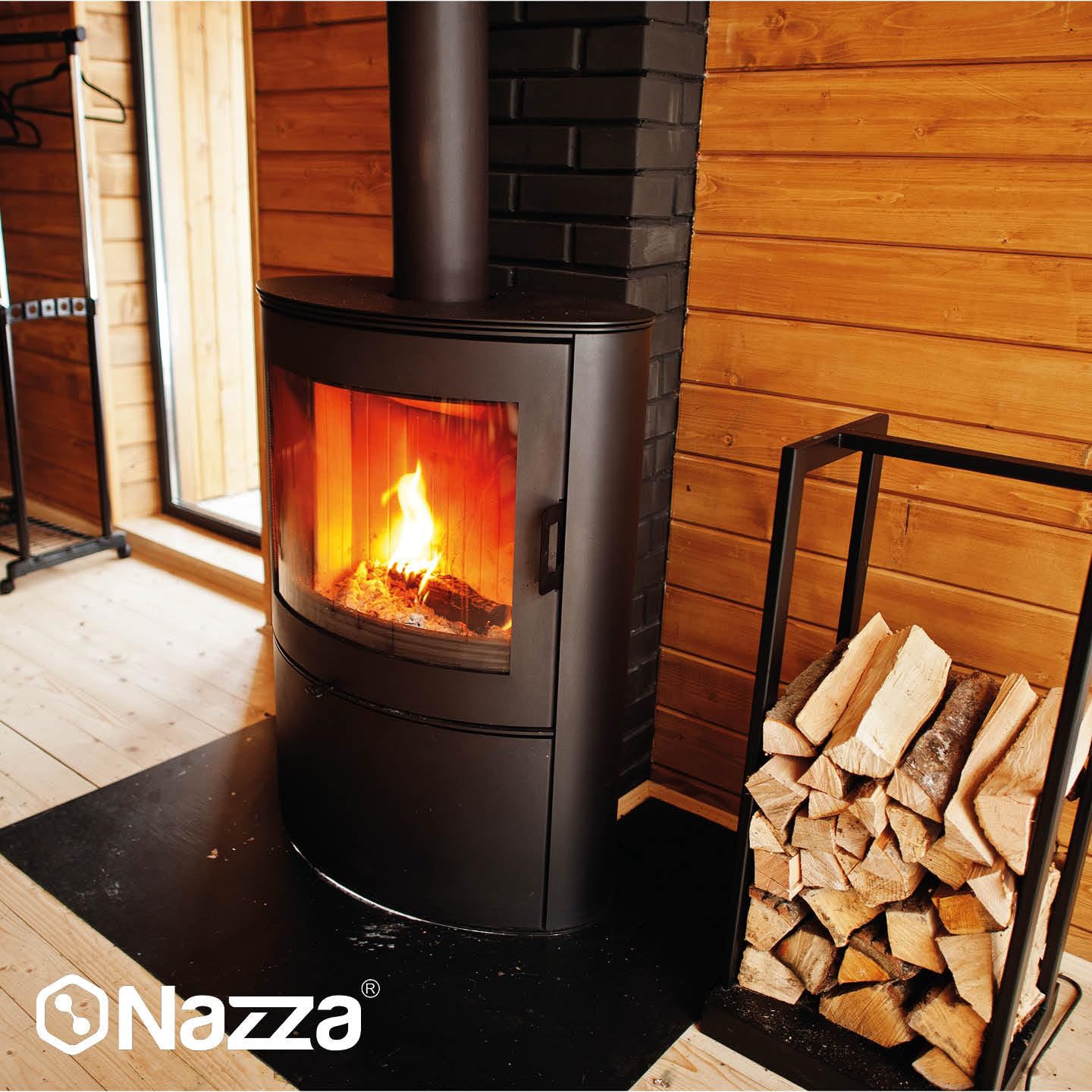 Nazza Pintura Anticalórica Negra Mate - Pintura Alta Temperatura (Hasta 650ºC) - Pintura especial para Estufas, Pinzas Freno, Chimeneas, Hornos, Barbacoas o Motor - Formato 750ml