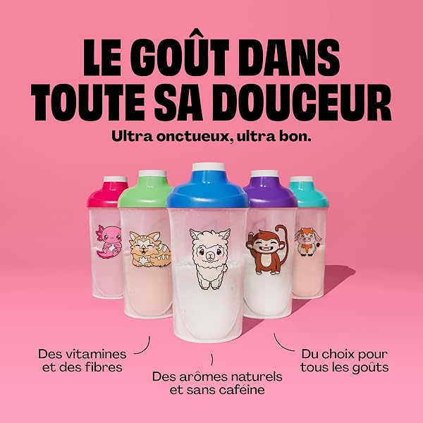 HOLY Milkshake 10 Bananas Tasting Set - 10 Servings with Vitamins B, C & D & 100% Natural Flavours - Sugar Free, Caffeine Free & Vegan - Milkshake Powder - 3